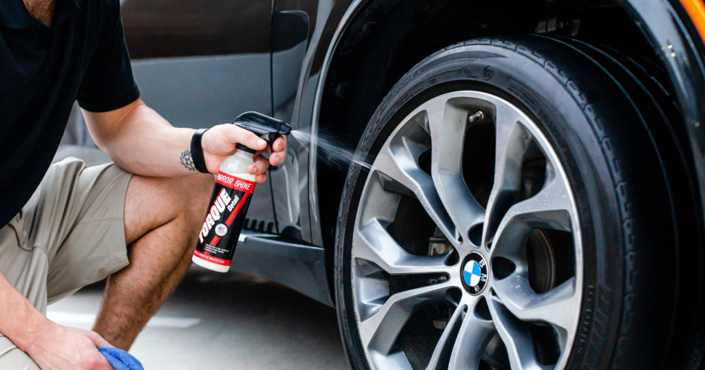 Produtos para pneus com resultado discreto e elegante.