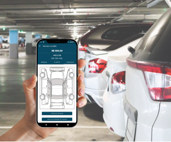 Sistema para estacionamento completo no smartphone Android